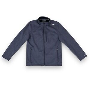 Hi-Tec Sweatshirt Men Medium Blue 1/4 Zip Pullover Long Sleeve Thermo Athletic